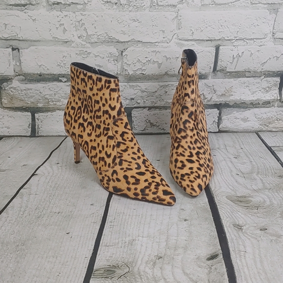 halogen leopard boots